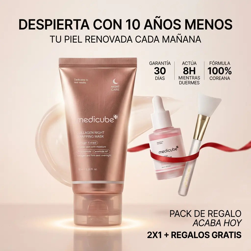 Medicube Collagen Night Mask — Despierta con 10 Años Menos