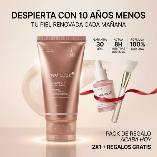 Medicube Collagen Night Mask — Despierta con 10 Años Menos