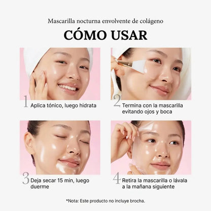 Medicube Collagen Night Mask — Despierta con 10 Años Menos